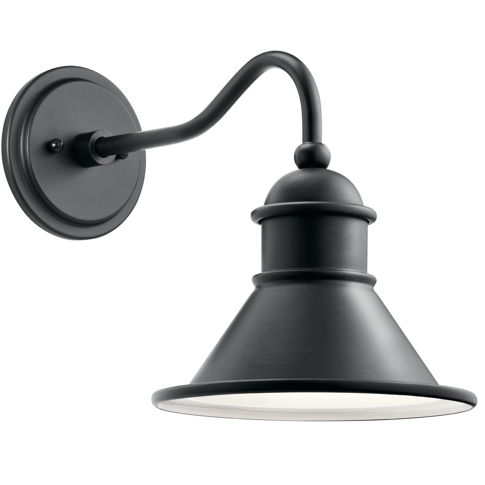 Northland 12" 1 Light Outdoor Wall Light in Black