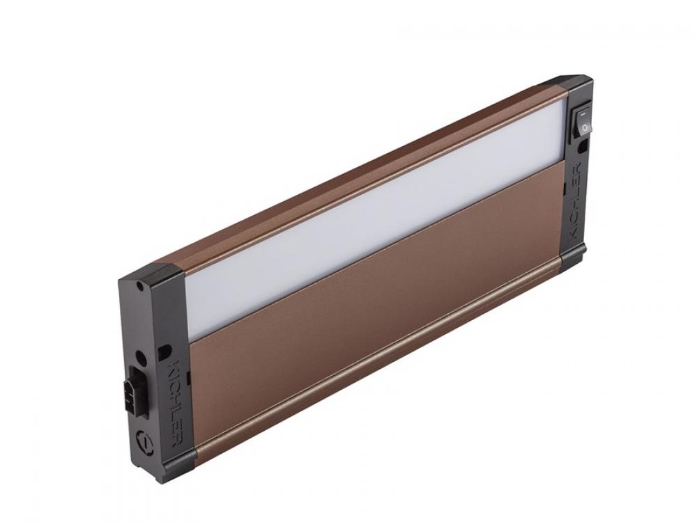 4U 12" 3000K LED Under Cabinet Textured Bronze