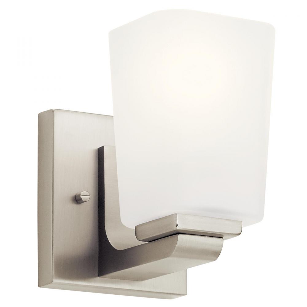 Roehm 1 Light Wall Sconce Brushed Nickel