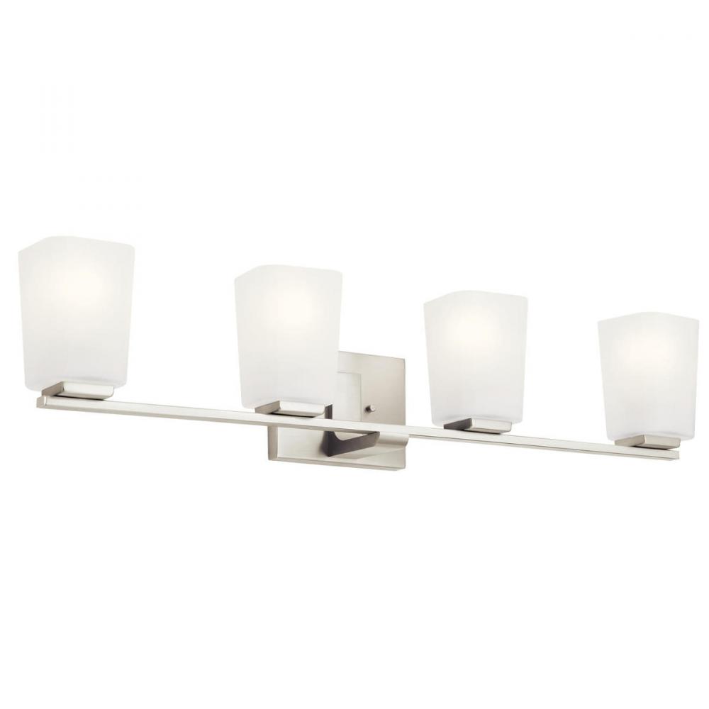 Roehm 4 Light Vanity Light Brushed Nickel