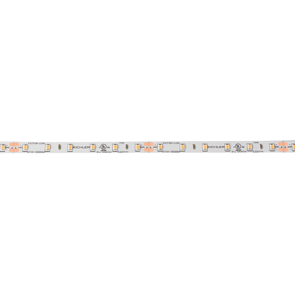 6T 20' 3000K 24V Standard Output Dry LED Tape White