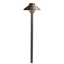 Kichler 15821AZT27 - Short Stepped Dome 2700K LED Path Light Textured Architectural Bronze