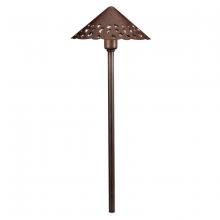 Kichler 15871TZT - Cast Hammered Roof 3000K LED Textured Tannery Bronze