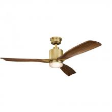 Kichler 300027NBR - Ridley II LED 52" Fan Natural Brass