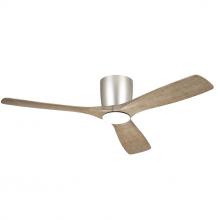 Kichler 300154NI - Kichler 54" Volos 3 Blade Indoor Ceiling Fan in Brushed Nickel with Distressed Antique Grey Blad