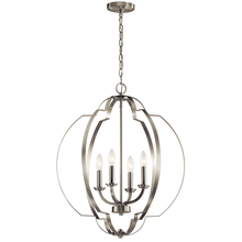 Kichler 42138NI - Voleta 26.25" 4 Light Foyer Pendant Brushed Nickel