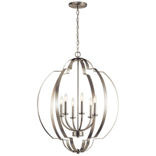 Kichler 42139NI - Voleta 27.75" 6 Light Foyer Chandelier Brushed Nickel