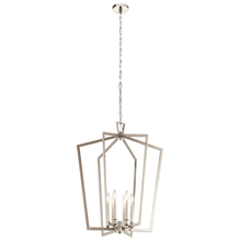 Kichler 43495PN - Abbotswell 6 Light Chandelier Polished Nickel