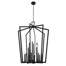 Kichler 43499BK - Abbotswell 49 Inch 16 Light Foyer Pendant in Black