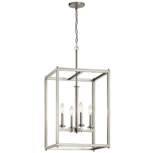 Kichler 43998NI - Crosby 31" 4 Light Foyer Pendant Brushed Nickel