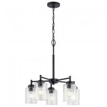 Kichler 44030BK - Winslow 5 Light Chandelier Black
