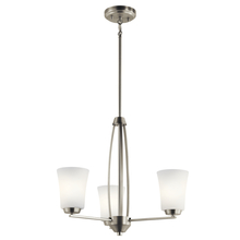 Kichler 44050NI - Tao 3 Light Chandelier Brushed Nickel