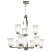 Kichler 44052NI - Tao 9 Light Chandelier Brushed Nickel
