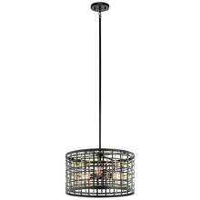 Kichler 44075BK - Aldergate 3 Light Convertible Pendant Black