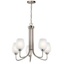 Kichler 44377NI - Valserrano 24.25" 5 Light Chandelier Brushed Nickel