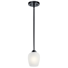 Kichler 44380BK - Valserrano 7.75" 1 Light Mini Pendant Black