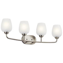Kichler 45130NI - Valserrano 33.5" 4 Light Vanity Light Brushed Nickel