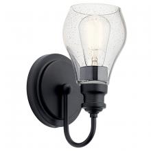 Kichler 45390BK - Greenbrier 1 Light Wall Sconce Black