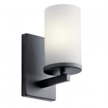 Kichler 45495BK - Crosby 1 Light Wall Sconce Black