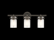 Kichler 45689OZ - Brinley 24" 3 Light Vanity Light with Clear Glass in Olde Bronze