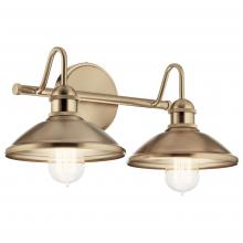 Kichler 45944CPZ - Clyde 2 Light Vanity Light Champagne Bronze