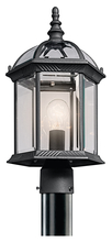 Kichler 49187BK - Barrie 1 Light Post Mount Black