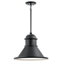 Kichler 49777BK - Northland 1 Light Pendant Black
