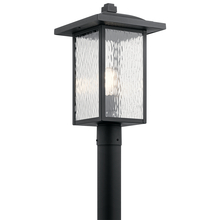 Kichler 49927BKT - Capanna 18.25 inch 1 Light Post Light with Clear Water Glass in Textured Black