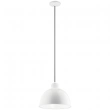 Kichler 52153WH - Zailey 12.5" 1 Light Pendant in White