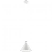 Kichler 52176WH - Zailey 9.5" 1 Light Pendant in White