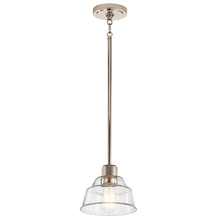 Kichler 52405PN - Eastmont 1 Light Mini Pendant with Clear Glass Polished Nickel