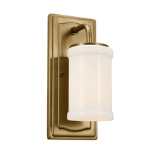 Kichler 52454NBR - Vetivene 12" 1 Light Wall Sconce Natural Brass