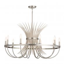 Kichler 52459NI - Felicity 37" 9 Light Chandelier Brushed Nickel