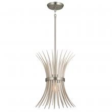 Kichler 52460NI - Felicity 12.5" 1 Light Pendant Brushed Nickel