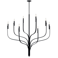 Kichler 52675BK - Livadia 47.75 Inch 8 Light Chandelier in Black