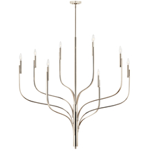 Kichler 52675PN - Livadia 47.75 Inch 8 Light Chandelier in Polished Nickel