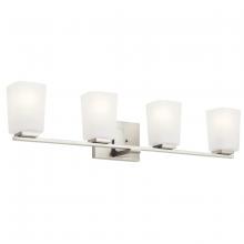 Kichler 55018NI - Roehm 4 Light Vanity Light Brushed Nickel