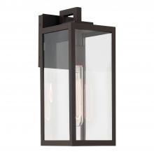 Kichler 59111OZ - Branner14 inch 1 Light Outdoor Wall Light with Clear Glass in Olde Bronze