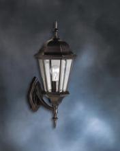 Kichler 9653BK - Madison 20 inch 1 Light Outdoor Wall Light with Clear Beveled Glass in Black