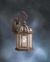 Kichler 9735TZ - Barrie 15.5" 1 Light Outdoor Wall Light with Clear Beveled Glass in Tannery Bronze