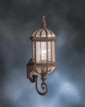 Kichler 9736TZ - Barrie 21.75" 1 Light Outdoor Wall Light with Clear Beveled Glass in Tannery Bronze