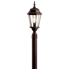 Kichler 9956TZ - Madison 21.5" 1 Light Post Light with Clear Beveled Glass in Tannery Bronze
