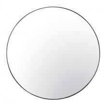 Varaluz 458MI50BL - Tablet 50-in Round Wall Mirror - Black