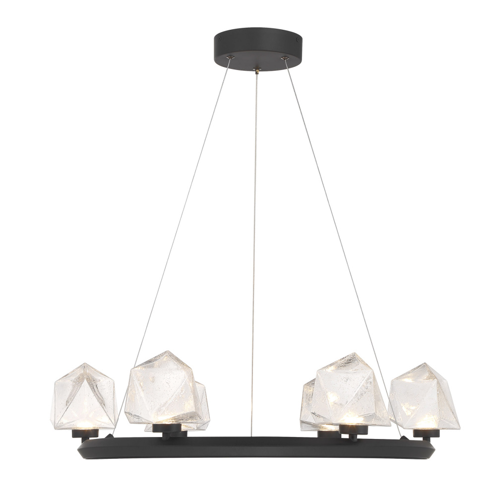 Castello 6-Light Chandelier in Matte Black