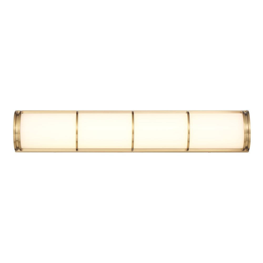 Harper LED Bathroom Vanity Light in Warm Brass