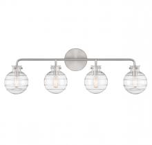Savoy House 8-4300-4-SN - Mason 4-Light Bathroom Vanity Light in Satin Nickel