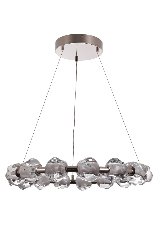 Jackie 15 Light LED Chandelier in Polished Nickel