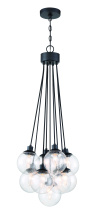 Craftmade 53399-FB - Que 9 Light Pendant in Flat Black
