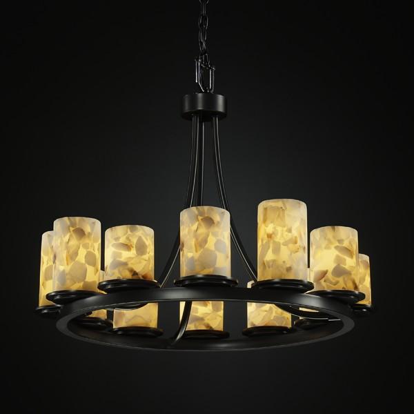 Dakota 12-Light Ring LED Chandelier (Short)