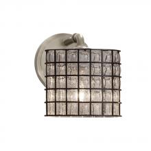 Justice Design Group WGL-8467-30-GRCB-NCKL - Bronx ADA 1-Light Wall Sconce